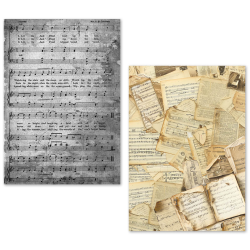 Ciao Bella A5 Tissue Paper Set – 24 Sheets Music Sheet