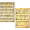 Ciao Bella A5 Tissue Paper Set – 24 Sheets Music Sheet