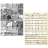 Ciao Bella A5 Tissue Paper Set – 24 Sheets Music Sheet