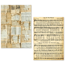Ciao Bella A5 Tissue Paper Set – 24 Sheets Music Sheet