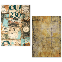 Ciao Bella A5 Tissue Paper Set – 24 Sheets Fragments of Time