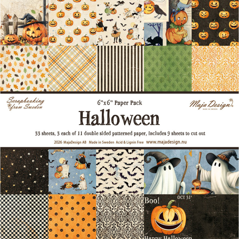 Maja Design Halloween - 6x6" Paper pack