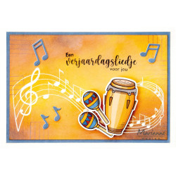 Marianne Design Craftable Punch Die XL - Music (CR1694)