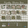 Papers For You Wizarding Adventure Houses Green 8x8 Inch Scrap Paper Pack (28pcs) (PFY-15855)