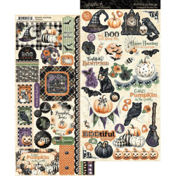 Graphic 45 BOOtiful Greetings Sticker Set (4503305)