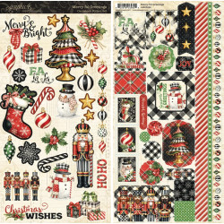 Graphic 45 Merry-ful Greetings Sticker Set (4503282)