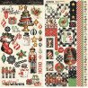 Graphic 45 Merry-ful Greetings Sticker Set (4503282)