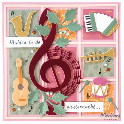 Marianne Design Collectables Music Instruments by Marleen (COL1595)