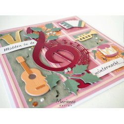 Marianne Design Collectables Music Instruments by Marleen (COL1595)