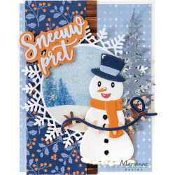 Marianne Design Collectables Happy Snowmen by Marleen (COL1596)