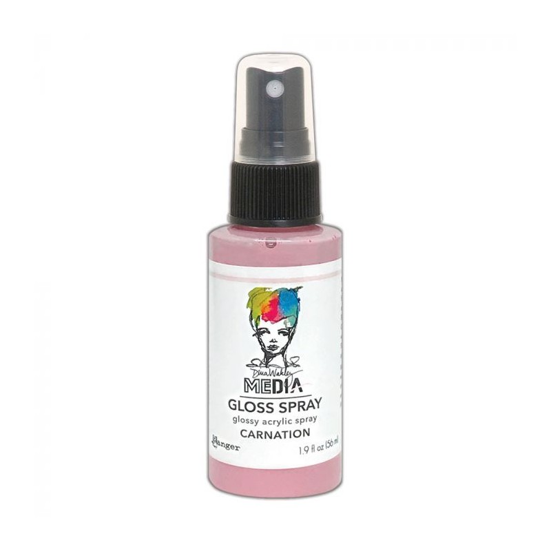 Ranger • Dina Wakley media gloss spray Ranger carnation