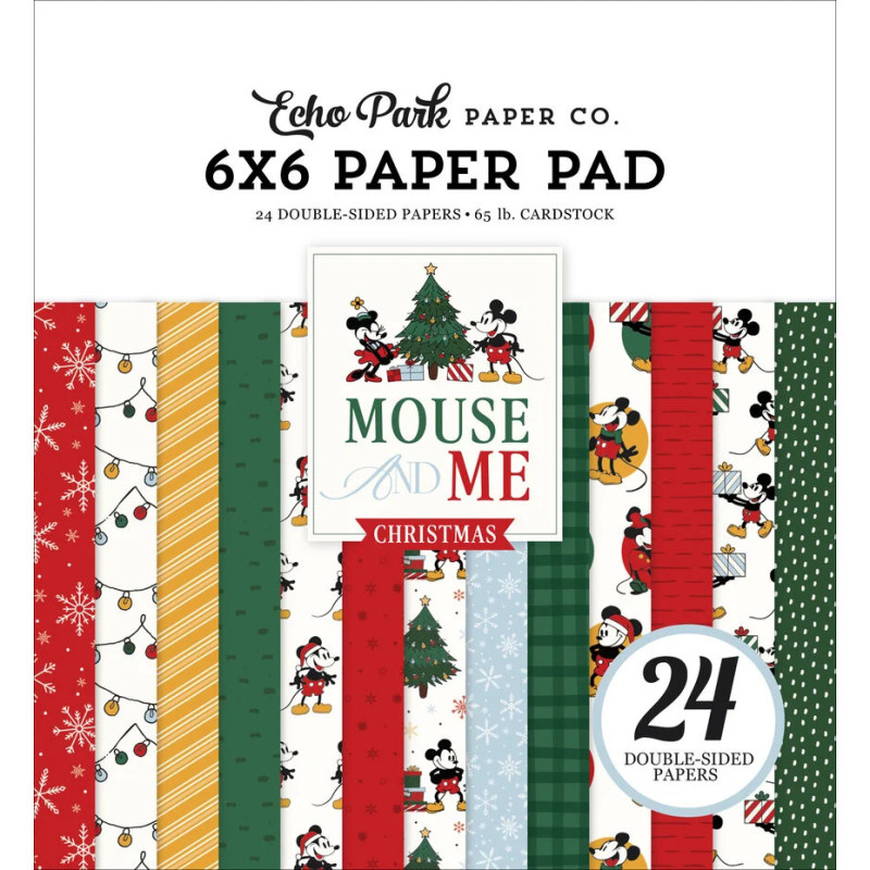 Echo Park Mouse And Me Christmas 6x6 Inch Paper Pad (MMC520023)