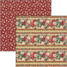 Ciao Bella Merry & Bright 8x8 Inch Paper Pad (12pcs) (CBH098)