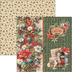 Ciao Bella Merry & Bright 8x8 Inch Paper Pad (12pcs) (CBH098)