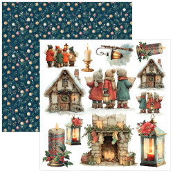 Ciao Bella Merry & Bright 6x6 Inch Fussy Cut Pad (24pcs) (CBQE098)