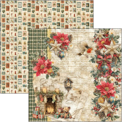 Ciao Bella Merry & Bright 12x12 Inch Paper Pad (12pcs) (CBPM098)