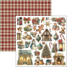 Ciao Bella Merry & Bright 12x12 Inch Paper Pad (12pcs) (CBPM098)