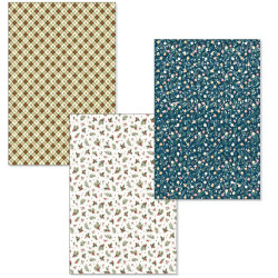 Ciao Bella Merry & Bright A4 Deluxe Paper Silver & Vellum Dual Pack Mixed (6pcs) (CBX011)