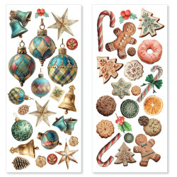 Ciao Bella Merry & Bright Transparent Adhesive Sheets (5pcs) (CBI017)