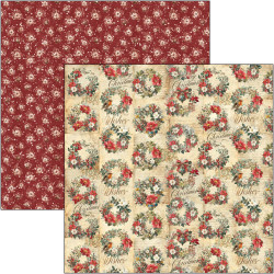 Ciao Bella Merry & Bright 12x12 Inch Patterns Pad (8pcs) (CBT098)