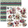Ciao Bella Bohemian Burgundy 6x6 Inch Fussy Cut Pad (24pcs) (CBQE099)