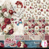 Ciao Bella Bohemian Burgundy 12x12 Inch Patterns Pad (8pcs) (CBT099)
