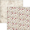 Ciao Bella Bohemian Burgundy 12x12 Inch Patterns Pad (8pcs) (CBT099)