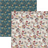 Ciao Bella Bohemian Burgundy 8x8 Inch Paper Pad (12pcs) (CBH099)