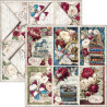 Ciao Bella Bohemian Burgundy 8x8 Inch Paper Pad (12pcs) (CBH099)