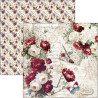 Ciao Bella Bohemian Burgundy 8x8 Inch Paper Pad (12pcs) (CBH099)