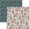 Ciao Bella Bohemian Burgundy 12x12 Inch Paper Pad (12pcs) (CBPM099)