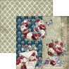 Ciao Bella Bohemian Burgundy 12x12 Inch Paper Pad (12pcs) (CBPM099)