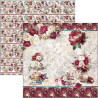 Ciao Bella Bohemian Burgundy 12x12 Inch Paper Pad (12pcs) (CBPM099)