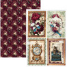 Ciao Bella Bohemian Burgundy A4 Creative Pad (9pcs) (CBCL099)