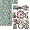 Ciao Bella Bohemian Burgundy A4 Creative Pad (9pcs) (CBCL099)