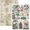 Ciao Bella Bohemian Burgundy A4 Creative Pad (9pcs) (CBCL099)
