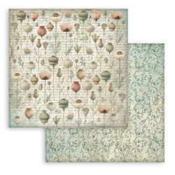 Stamperia Herbarium Silvae 8x8 Inch Paper Pack Maxi Backgrounds Selection (SBBS136)