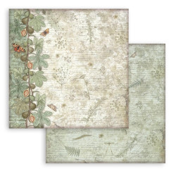 Stamperia Herbarium Silvae 8x8 Inch Paper Pack Maxi Backgrounds Selection (SBBS136)