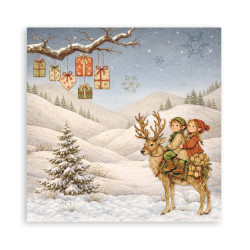 Stamperia Silent Night 12x12 Inch Paper Pack (Single Face) (SBBXLB40)