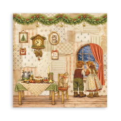 Stamperia Silent Night 12x12 Inch Paper Pack (Single Face) (SBBXLB40)