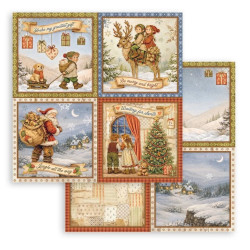 Stamperia Silent Night 12x12 Inch Paper Pack (SBBL192)