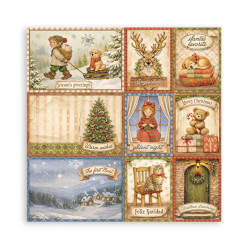 Stamperia Silent Night 8x8 Inch Paper Pack (Single Face) (SBBSXB28)