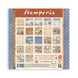 Stamperia Silent Night 8x8 Inch Paper Pack (Single Face) (SBBSXB28)