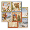 Stamperia Silent Night 8x8 Inch Paper Pack (SBBS148)