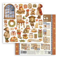 Stamperia Silent Night 8x8 Inch Paper Pack (SBBS148)
