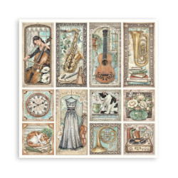 Stamperia Symphony 12x12 Inch Paper Pack (Single Face) by Sara Alcobendas (SBBXLB38)
