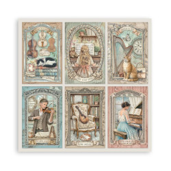 Stamperia Symphony 12x12 Inch Paper Pack (Single Face) by Sara Alcobendas (SBBXLB38)