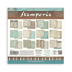 Stamperia Symphony 12x12 Inch Paper Pack Maxi Background Selection by Sara Alcobendas (SBBL189)