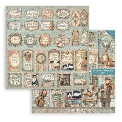 Stamperia Symphony 12x12 Inch Paper Pack by Sara Alcobendas (SBBL188)
