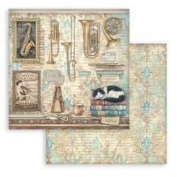 Stamperia Symphony 12x12 Inch Paper Pack by Sara Alcobendas (SBBL188)